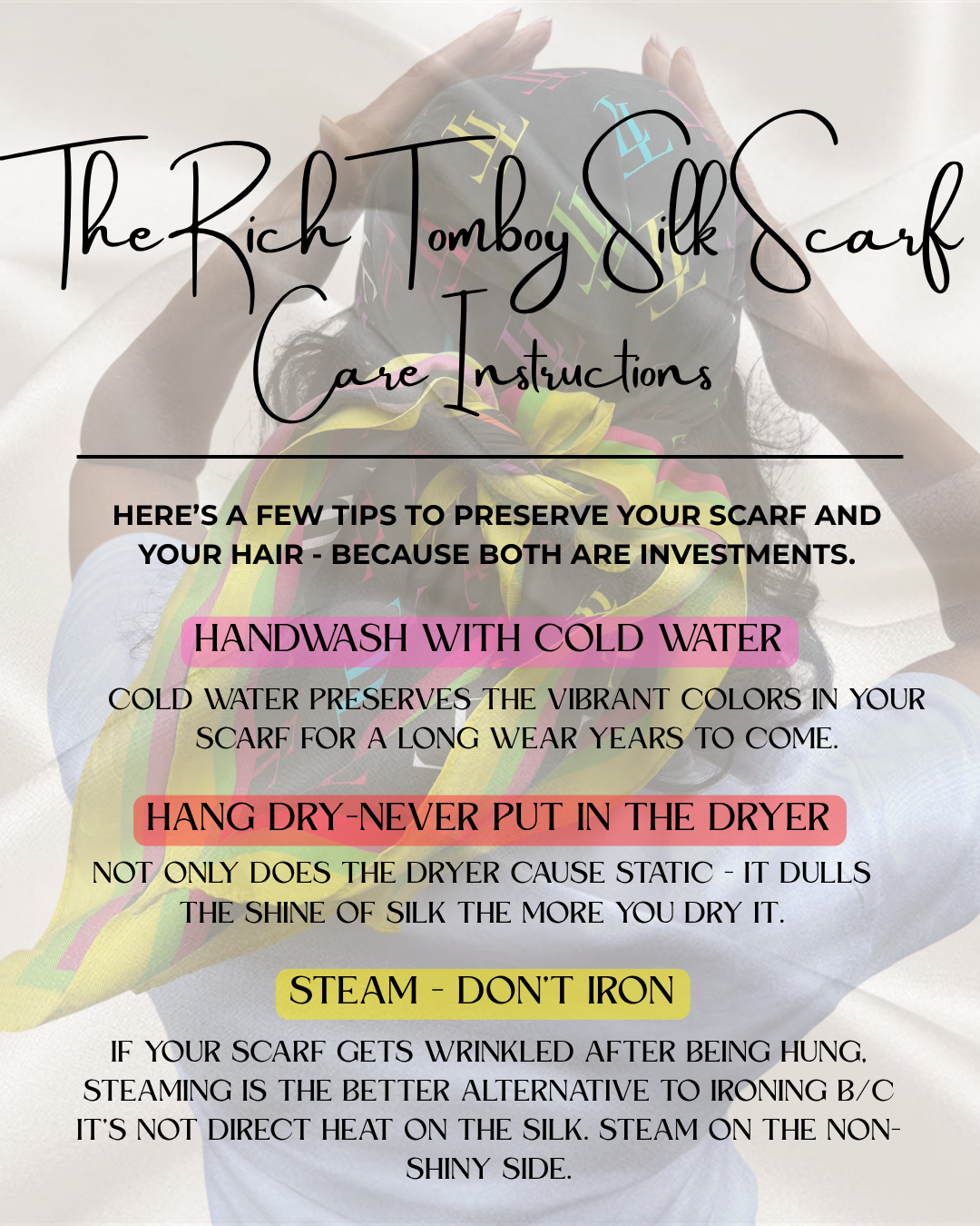 Rich Tomboy Silk Scarf