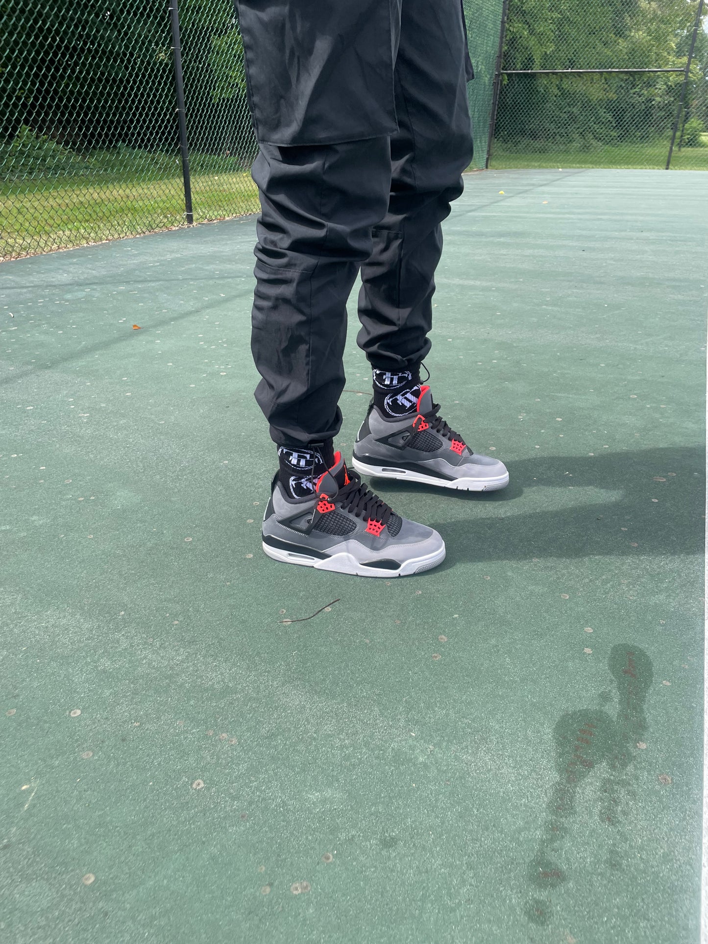 All Over Logo Sock